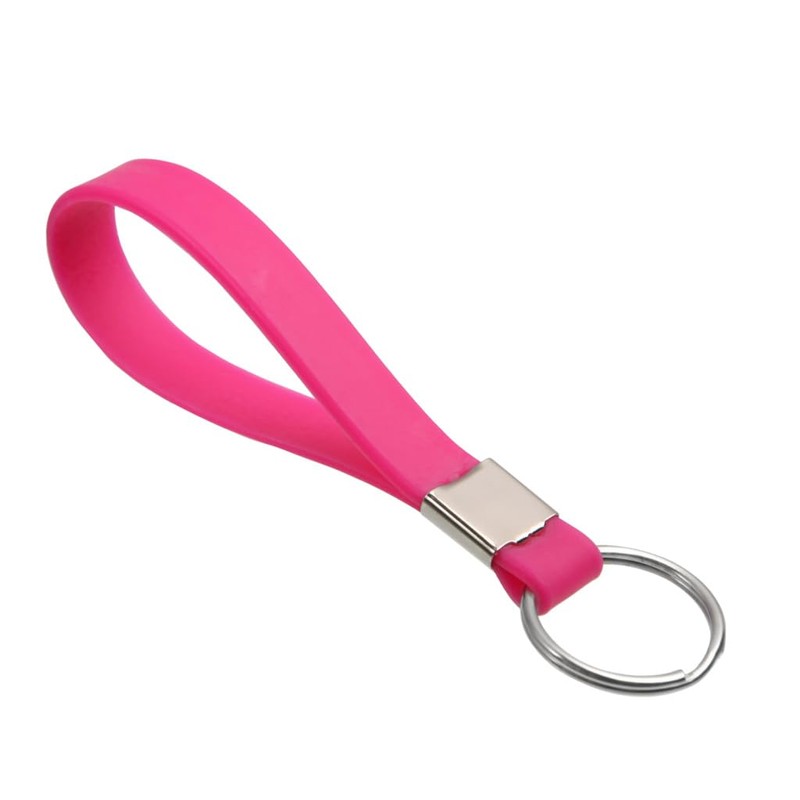 Multi pack of three Heavy Duty Identification Silicon Key Ring