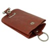 Leather Key Case VariousColours Brown