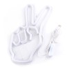 Neon Sign Light Innovative Victory Gesture Decorative Lamp USB Powered