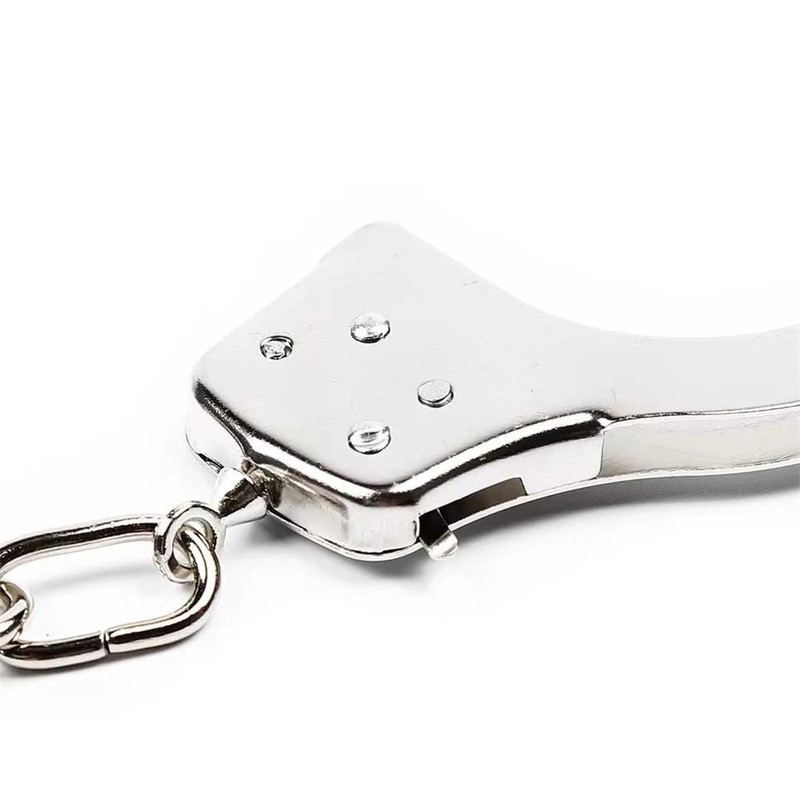 Metal Handcuffs with Key Professional Grade Handcuffs for Role Cosplay