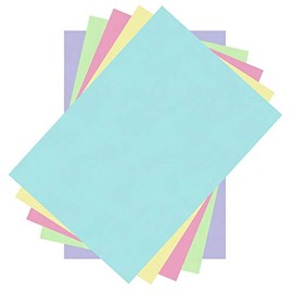 Quality A5 Pastel Colour Coloured Card 160gsm (210mm x 148mm) Printer Copier Cardmaking Folding Craft Page Ream Sheet (Pack of 100 Sheets)