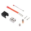 Hot End Extruder Nozzle Kit Heat Resistant Nickel Copper Plated