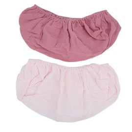 Masyrt Plain Breathable Soft Changing Mat Nappy Changing Mat 2 Pieces Baby Changing Mat (Light Pink)