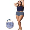 Incontinence and Postpartum Underwear for Women, XXL, Blue (12 Count)