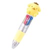 Kamio Japan 046251 Pompompurin Mascot Mini Ballpoint Pen 0.5mm Ink Colors: Red, Blue, Black, Green, 4 Colors