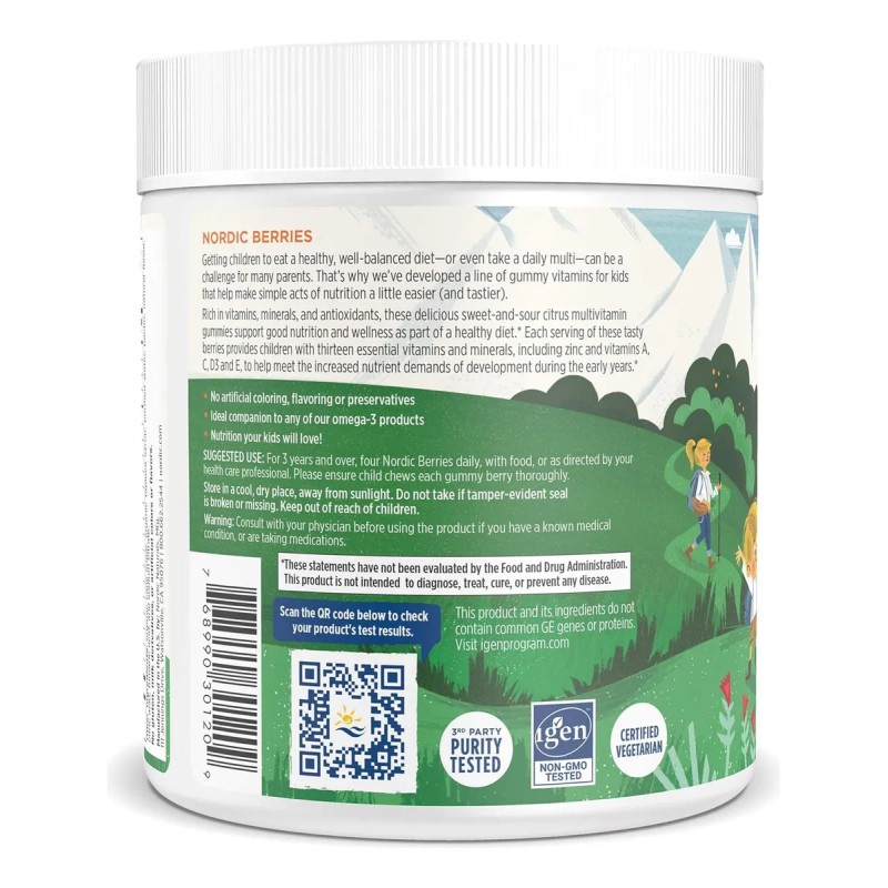 Nordic Naturals Suplemento Multivitaminico 120 Gomitas Sfn