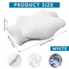 HunnmingRe Cervical Pillow Case Comfortable and Breathable Pillowcase with Zipper(Only