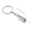 Komonee Bronze Microphone Metal Key Chain Mic Key Ring Artist