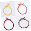 FOMIYES Fashionable Hair Accessories Pcs Handmade Woven Hair Ties for