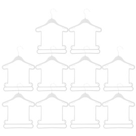 10 Pcs Children's Suit Hanger Baby Hangers for Closet Plastic Baby Clothes Hangers Infant Hangers Toddler Hangers Toddler Clothes Hangers Plastic Infant Clothes Hangers