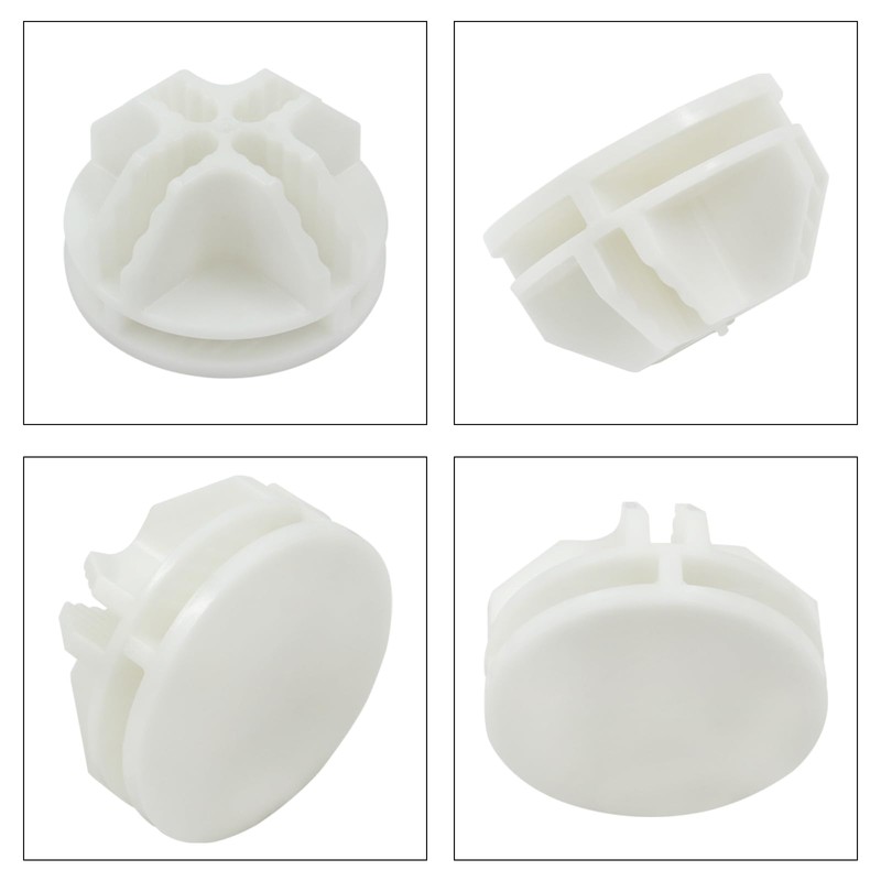 Kyuionty 40 Pcs Wire Cube Connectors, Plastic Grid Cube Organizer