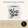 Young's Inc. Wood Bless You Tissue Box Cover - Tissue