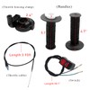 Yourkar Twist Throttle Accelerator Handle Grips, Throttle Cable Kit for