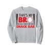 Funny Baseball Brother That's My Bro Here For Snack Bar