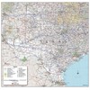 MapSherpa: Texas State Wall Map - Compact - 15.5 x