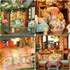 Meideh DIY Miniature House Kit - Wooden Miniature Dollhouse Kit