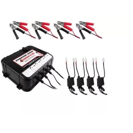 Banshee 2Amp 6/12V 4 Bay Battery Charger for SLA (Sealed Led Acid) Battery
