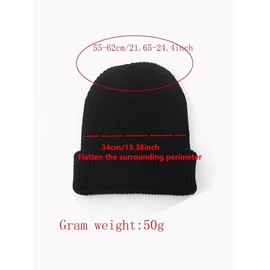 2024 Minimalist Solid Color Knit Beanie, Trendy Fitted Hat for Men & Women, Warm Winter Knit Beanie, Fashion Accessories for Both Men & Women, Top Tier Beanie - Color: Khaki, Size: one-size