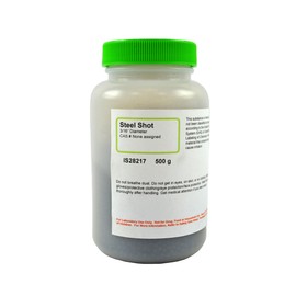 Innovating Science - Steel Shot, 3/16" (2 mm), 500g - Abrasive Blasting, Surface Treatment, and Material Testing