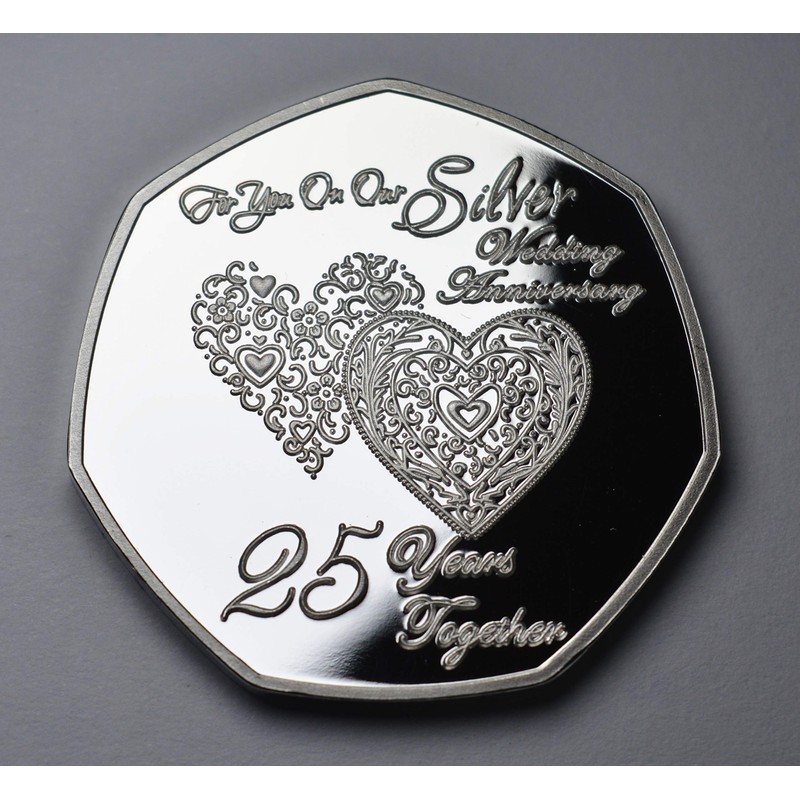 The Commemorative Coin Company On Our 25th SILVER WEDDING ANNIVERSARY