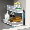 Dolesman Under Sink Organizer, High Adjustable 2 Tier Under Sink
