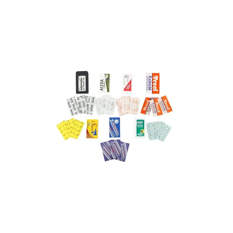 Double Edge Razor Blade Sample Pack (3x each)