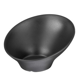 APS Zen Melamine Round Sloped Bowl Black 800ml DA293