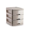 Plastic Desktop Storage Unit with Drawers, Stationary Arts Drawer Desktop