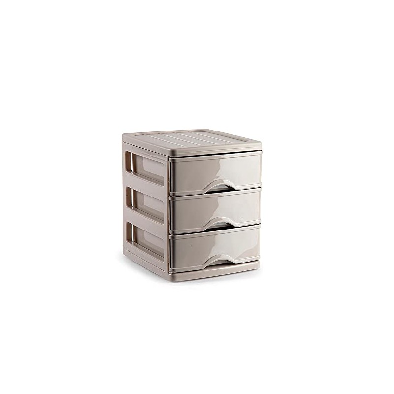Plastic Desktop Storage Unit with Drawers, Stationary Arts Drawer Desktop