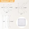 WKZO 6-Pack Grille Spring Clips for Br-oan Nu-Tone FG701S Bathroom