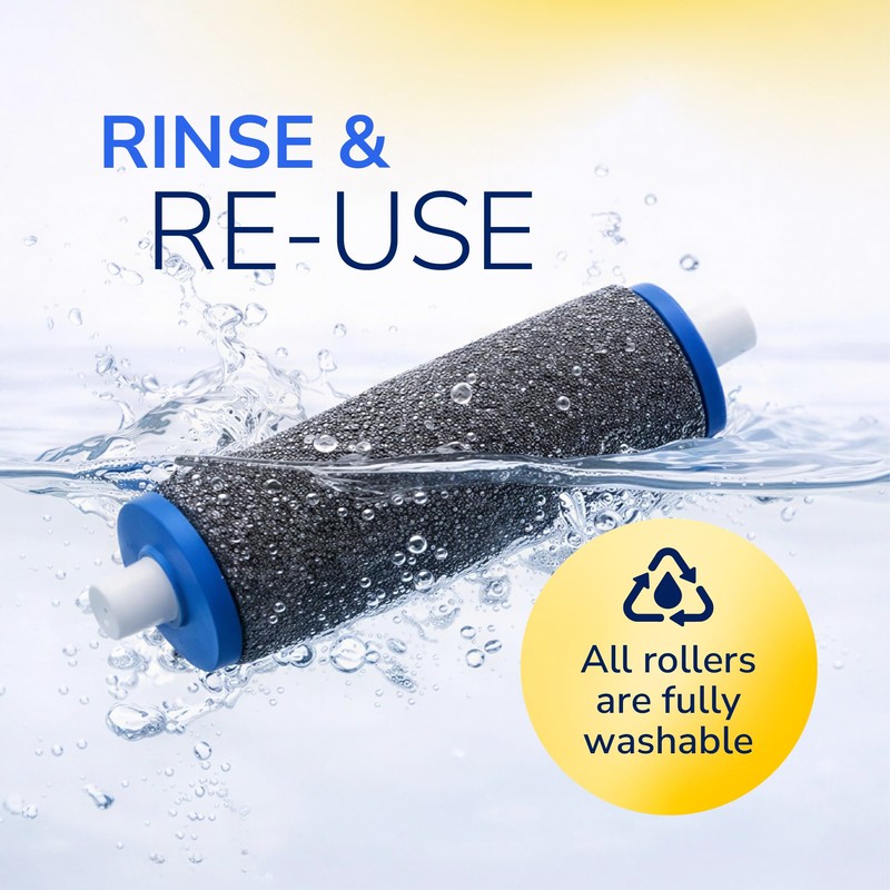 Dr. Scholl's Electric Foot File Replacement Roller Heads - Buffs