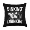 Funny Cornhole Beer-Lover Cornhole Board Cornhole Player Throw Pillow