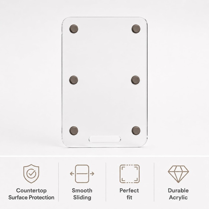 Appliance Slider for Bluevua RO100ROPOT,Clear Acrylic 11.8"×17.7"