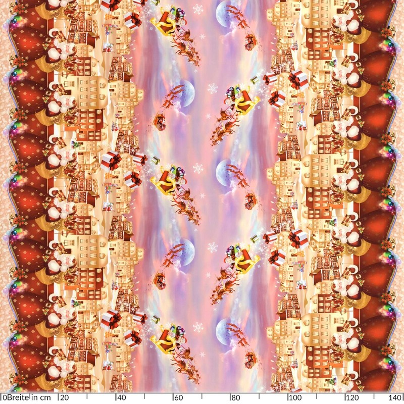 ANRO Oilcloth Tablecloth Oilcloth Tablecloth Christmas Red Christmas Round 120