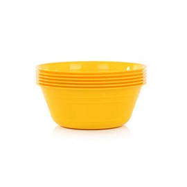Mintra Home Snack Bowls (Small 6pk (600ml), Yellow)