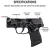 MightySkins Carbon Fiber Skin Compatible with Smith & Wesson M&P