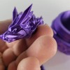 Cinderwing Purple Articulated 12" Crystal Dragon & Egg Fidget/Sensory Toy,