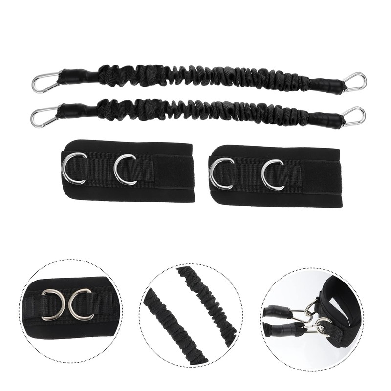 BIUDECO 1set Portable Tube Bands for Leg Training Professional Ankle