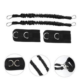 BIUDECO 1set Portable Tube Bands for Leg Training Professional Ankle Straps for Resistance Workouts for Leg Stretching Hip Abduction Glute Activation