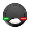LICQIC 2 Pcs 50mm Desk Cable Grommets, Round Desk Cable