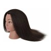 FUAI Maniqui Cabeza Cabello Natural Negro 55 Cm Coloración Fuai