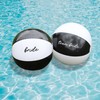eBuyGB Black & White Bride Beach Balls, Bridal Party Gift,