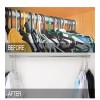 Kleverise Stainless Storage Space Saving Organizer Cascading Closet Clothes Hanger