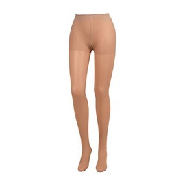 COMPRESSANA Calypso 70 Denier - Fine Knit Support Tights - Soft, Airy and Transparent (Appearance 20 Denier) - Medium Support with 12-14 mmHg Compression (Support Class 2) - Size IV - Colour Silk -