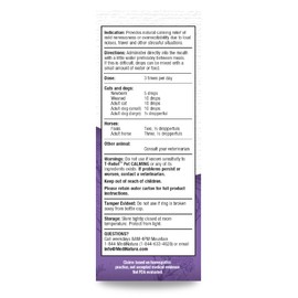 T-Relief Pet Calming Drops Natural Comfort Remedy & Nervousness Relief with Chamomile + 9 Homeopathic Stress Relieving Active Ingredients - Relaxing Herbal Blend for Dog & Cat - 1.69 oz