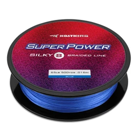 KastKing Superpower Silky8 - Línea de pesca trenzada, azul, 8 hebras, 6 libras, 150 yardas