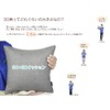 fabrizm 1435-bk Cushion Cover, Made in Japan, 11.8 x 11.8