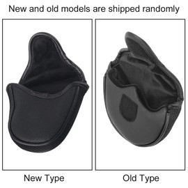 Golf Club Head Covers, Golf Putter Cover, PU Leather Protection, Waterproof Golf Mallet Putter Cover (Black)