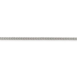 Diamond2Deal Sterling Silver 2.75mm Diamond-cut Rope Chain Necklace