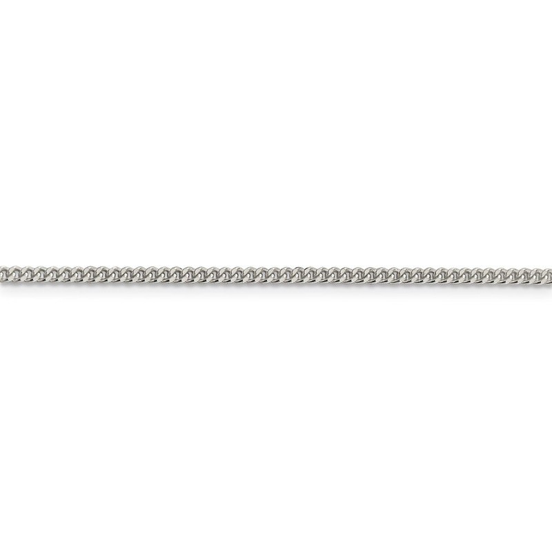 Diamond2Deal Sterling Silver 2.75mm Diamond-cut Rope Chain Necklace